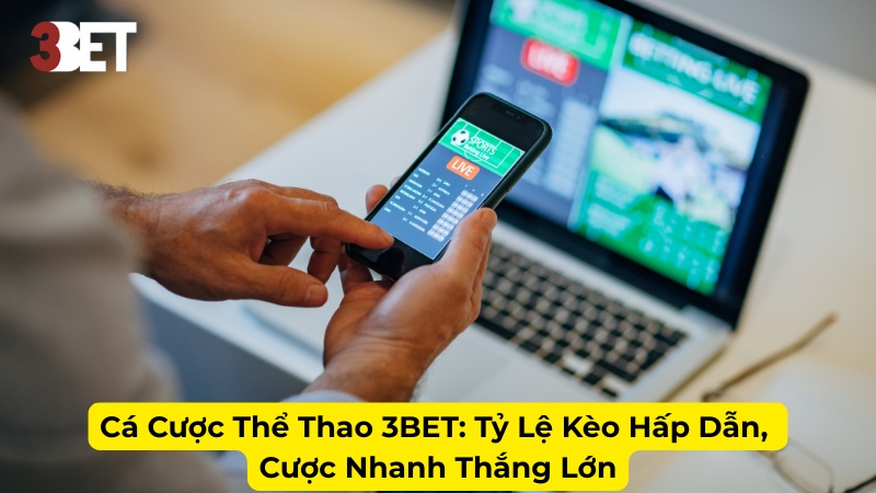 Cá Cược Thể Thao 3BET: Tỷ Lệ Kèo Hấp Dẫn, Cược Nhanh Thắng Lớn